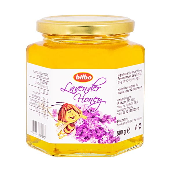 Miód Lawendowy Duży 500G